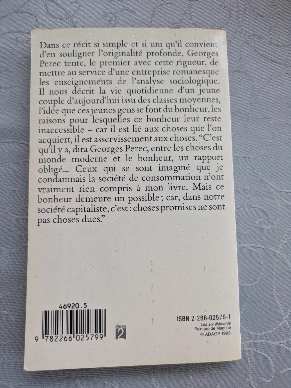 Delivers the things of Georges Perec – photo 2